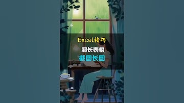 excel表格长截图。 #办公技巧 #excel零基础入门教程 #职场干货