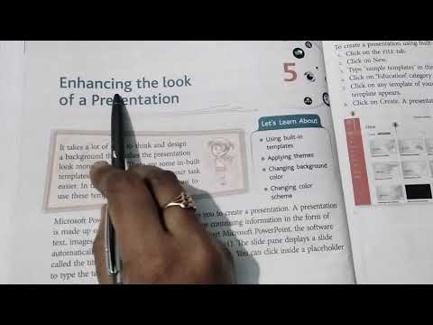 Class 5- Ch-5 Enhancing the look of a presentation - YouTube