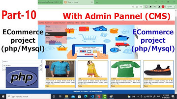 E-Commerce website in PHP in urdu/hindi | Admin panel | Admin panel design with css- PART 10