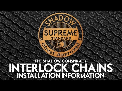 Installation Information - Shadow Interlock BMX Chain