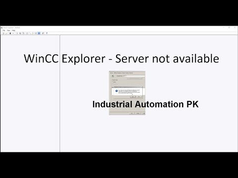 WinCC Error (configured server is not available)
