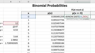 Binomial Probabilities   part 2