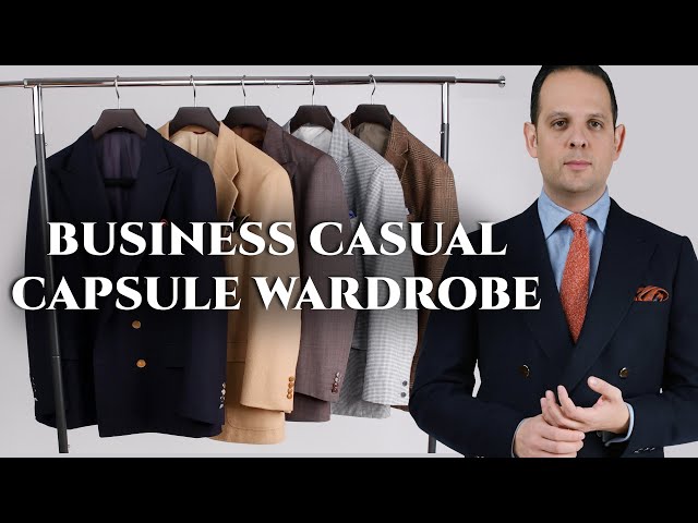 Business Casual Capsule Wardrobe for Men class=