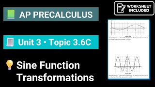 AP Precalculus Unit 3 Topic 3.6C Sinusoidal Function Transformations
