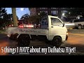 5 Things I HATE About My Kei Truck! (Daihatsu HiJet)