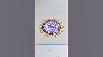Simple Spirograph design Satisfying ASMR Video