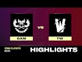 Highlight  gam vs tw  vcs 2024 ma xun  vng playoffs  05042024