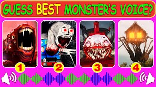 Guess Monster Voice Train Eater, Spider Thomas, Choo Choo Charles, Spider House Head Coffin Dance
