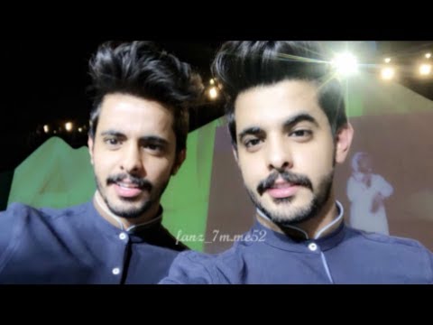 التوام عبدالله و عبدالرحمن العنزي في مهرجان المدينه توام سعادتنا Youtube