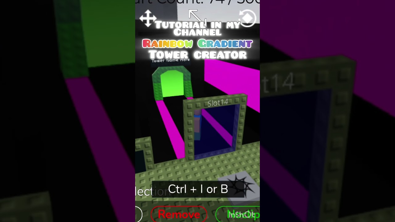 color changing part in tower creator 