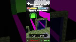 color changing part in tower creator #shorts #towercreator