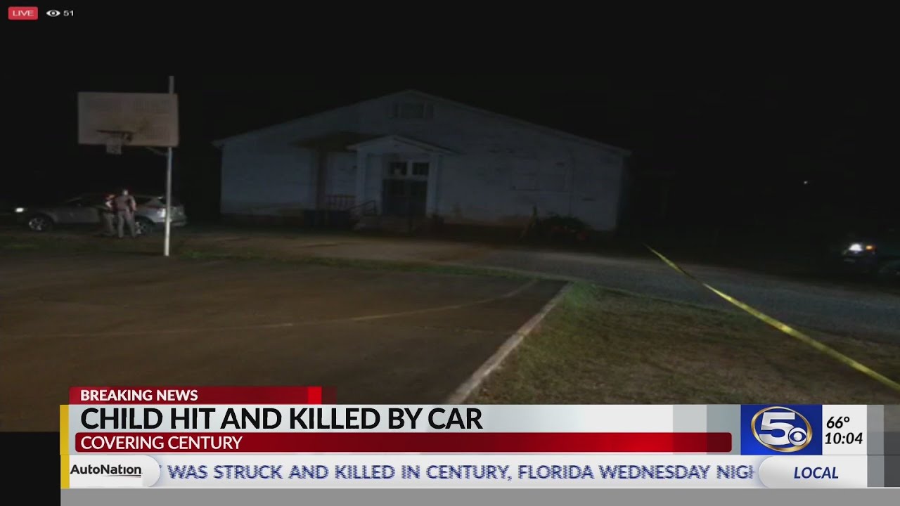 VIDEO: Child dies after being hit by car in Century, Florida - YouTube