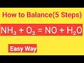 NH3   O2 = NO   H2O  Balanced || Ammonia,Oxygen equal to Nitrogen Monoxide Water Balanced Equation