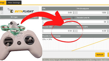 EASY! Throttle Limit on a switch!!! Betafpv Meteor65 ELRS