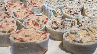 Pizza Pinwheels AND Bacon Cheddar Ranch Pinwheels