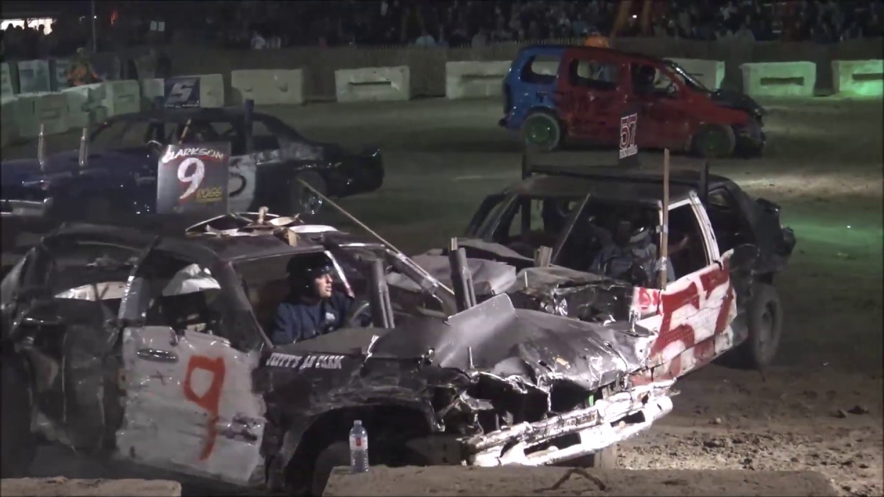 2019 UXBRIDGE DEMO DERBY PRO STOCK FULLSIZE FEATURE YouTube