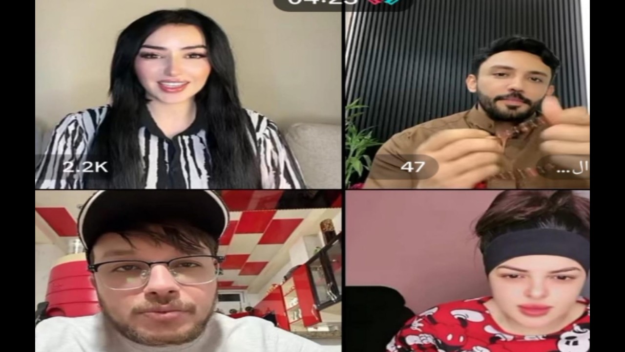 لايف شهيناز  كيست مع مشاهير تيك توك