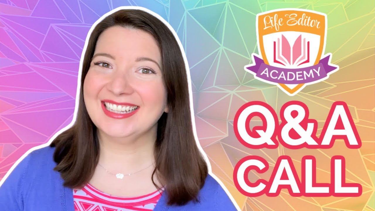 LIFE EDITOR ACADEMY Q&A CALL - YouTube