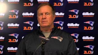 And here's Bill Belichick with the weather ...