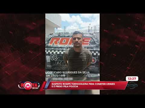 Suspeito rompe tornozeleira para cometer crimes e é preso pela polícia