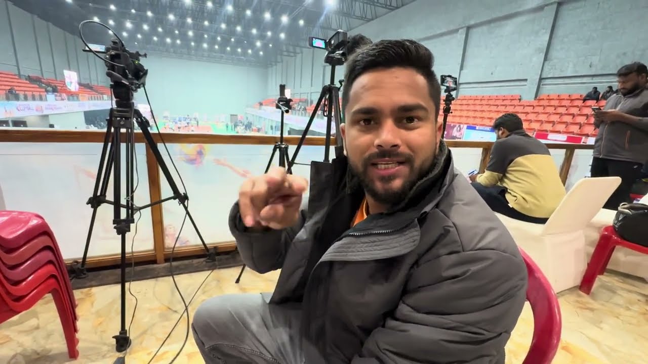 😎Bts of qauter finals at Senior volleyball championship Varnasi 😎