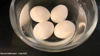 How to Hard Boil Eggs in the Microwave Oven  Without foil