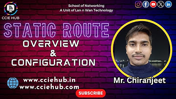 Static Route Configuration Explained | Cisco Networking Tutorial by CCIE HUB