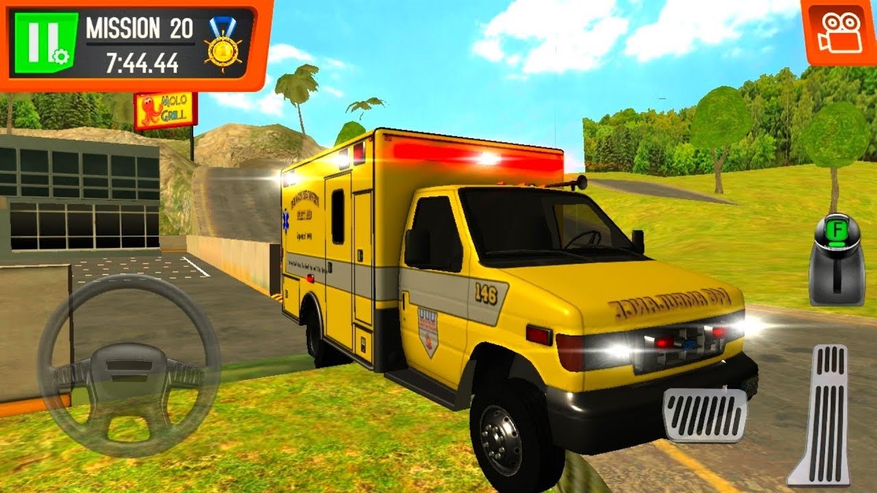 Coast Guard: Beach Rescue Team - Ambulance Driving - Android Gameplay