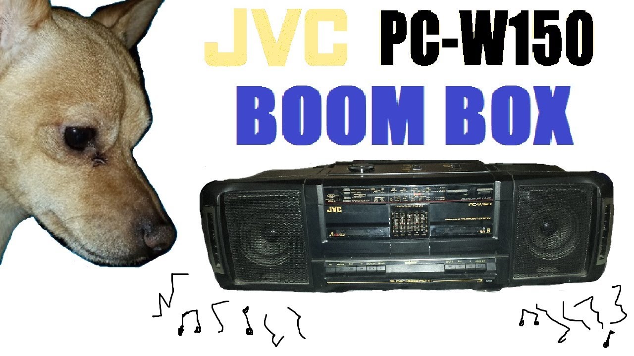 JVC PC-W150 Boom Box - YouTube