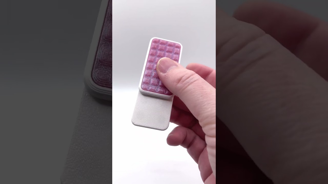 New magnetic slider fidget toy in collaboration with 3D Fidgets. 