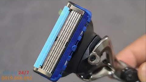 Dao cạo râu 5 lưỡi Gillette Fusion5 Proglide (Tay cầm xoay chiều và đầu dao cạo cao cấp 5+1)- Pazoda