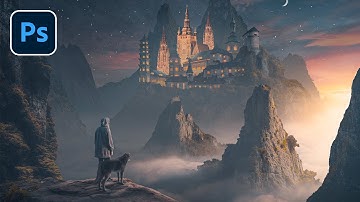 Fantasy Castle Scenery l Photoshop Manipulation Tutorial l Speed Art