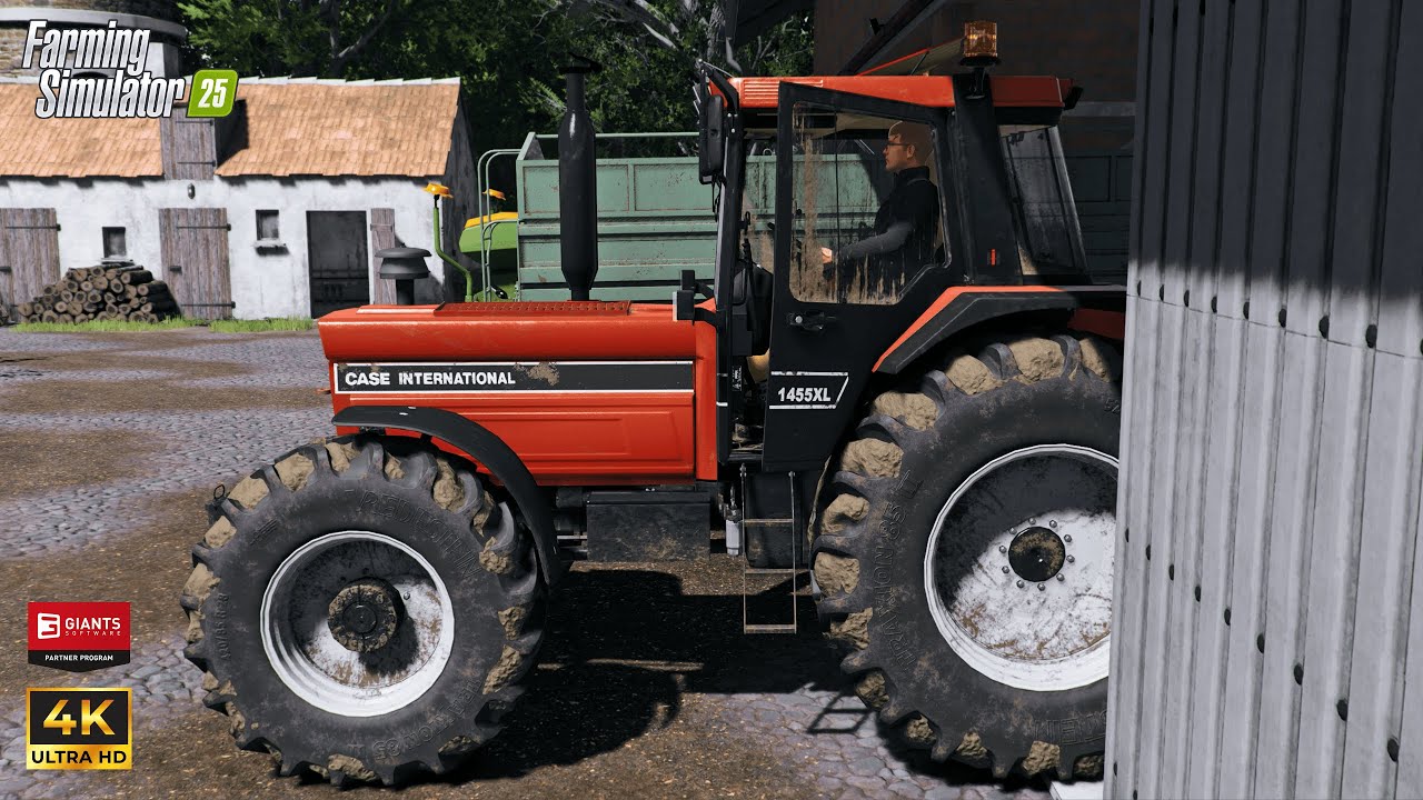 FS25 | Case International 1455 XL spreading compost | ReShade close to realism Gameplay | 