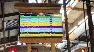 Hoboken Terminal Announcement Compilation 11-26-2019 and 12-19-2019