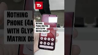 Nothing Phone (4a) Pro with Glyph Matrix