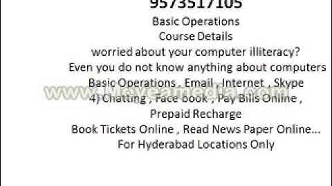 learn computer in easy ways hyderabad