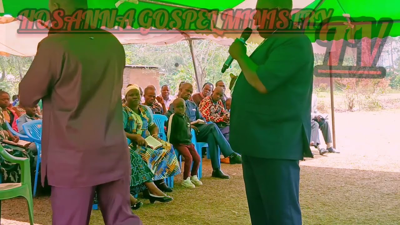 Bishop of hosanna gospel ministry  ministering the word of God