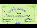 NCERT Class 6 Social Science CH-3 Part 2 || LANDFORMS AND LIFE || #english #class