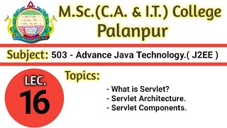 503 | L16 | J2EE | Basic Introduction about Servlet | BY VGP