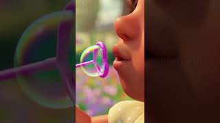 She Made the World’s Biggest Bubble! 🌈✨ | Magical AI Animation Short #tvk #kids