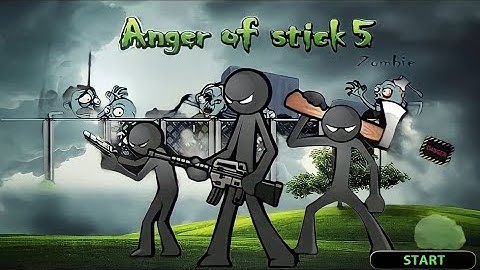 anger of stick 5 zombie Android mobile gameplay video HD part =3