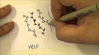 Tangle Tutorial ║ Kelp ║ Tiffany Lovering