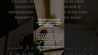 Ар-Раад | Гром (13 сура, 16 аят) #коран #ислам #сура #чтение #вера #знания #душа #единобожие #islam