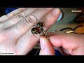 Tiger Eye Drop Earrings - How I Make Simple Wire Wrapped Earrings