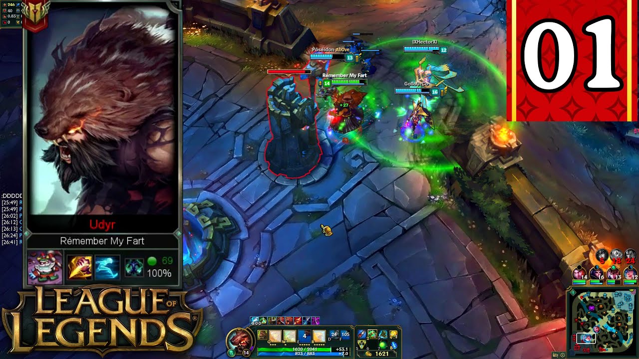 League of Legends #1 | Udyr 5v5 | Mystic Rift | Full GamePlay - YouTube