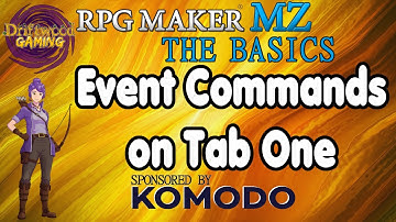 How to use Event Commands on Tab 1 RPG Maker MZ The Basics Tutorial