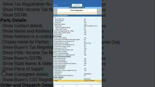 Half page printing in tally prime #tally #tallyprime3