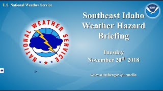 11/20/18 Hazard Briefing - Thanksgiving Day outlook