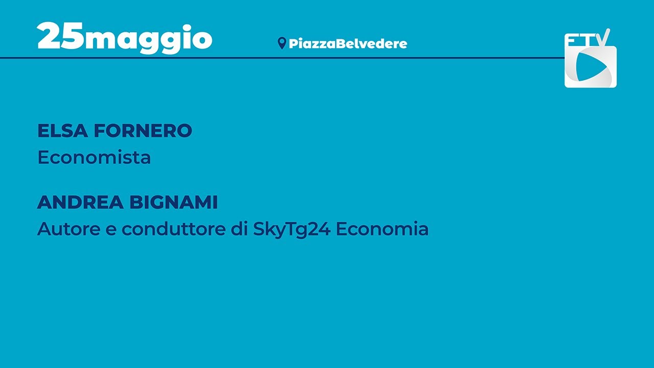 FTV25 - ELSA FORNERO CON ANDREA BIGNAMI