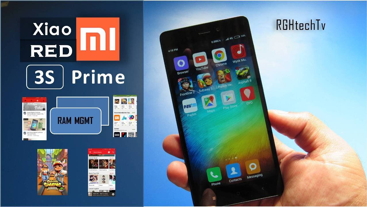 Xiaomi Redmi 3s Prime Ram Management | Speed Test | Charging Speeds